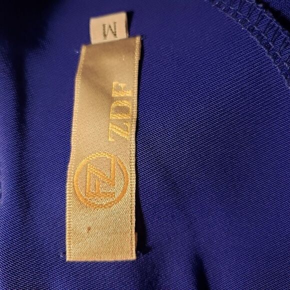 ZDF Cobalt blue midi dress size Medium Pre-owned - Picture 2 of 3